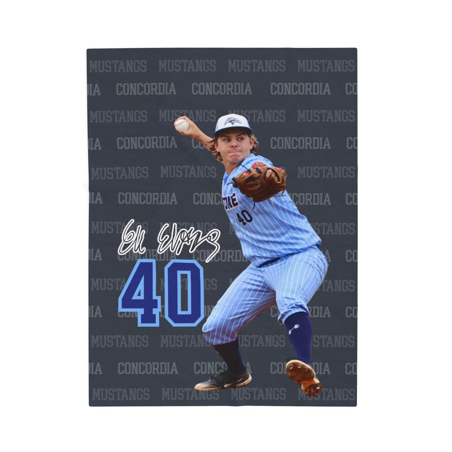Custom Sports Photo Blanket
