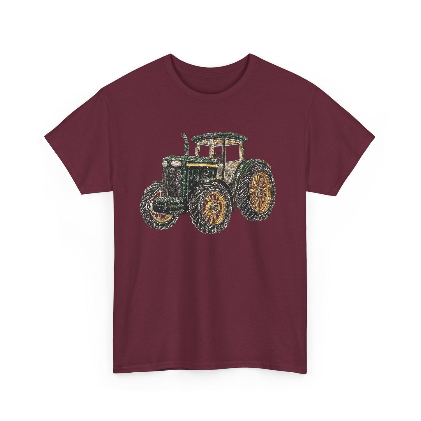 Vintage Tractor Unisex Heavy Cotton Tee - Perfect for Farmers & Country Lovers