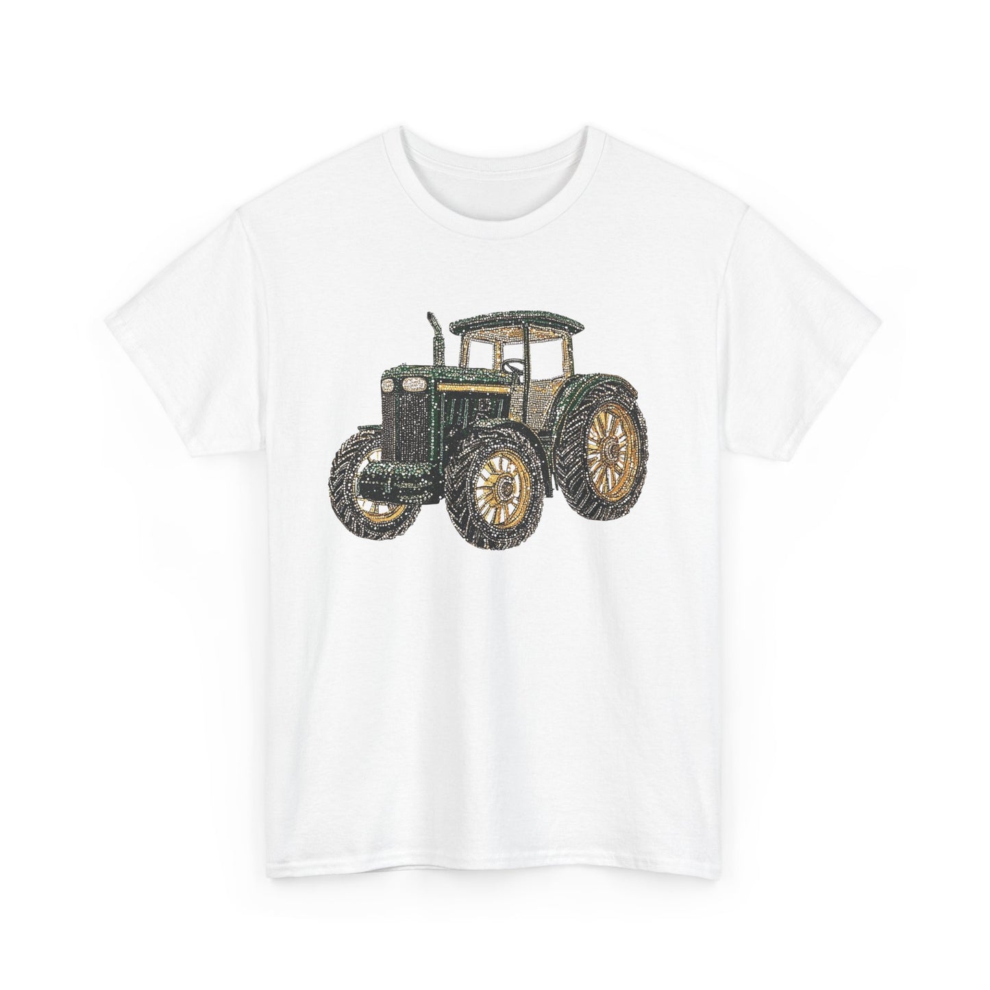 Vintage Tractor Unisex Heavy Cotton Tee - Perfect for Farmers & Country Lovers