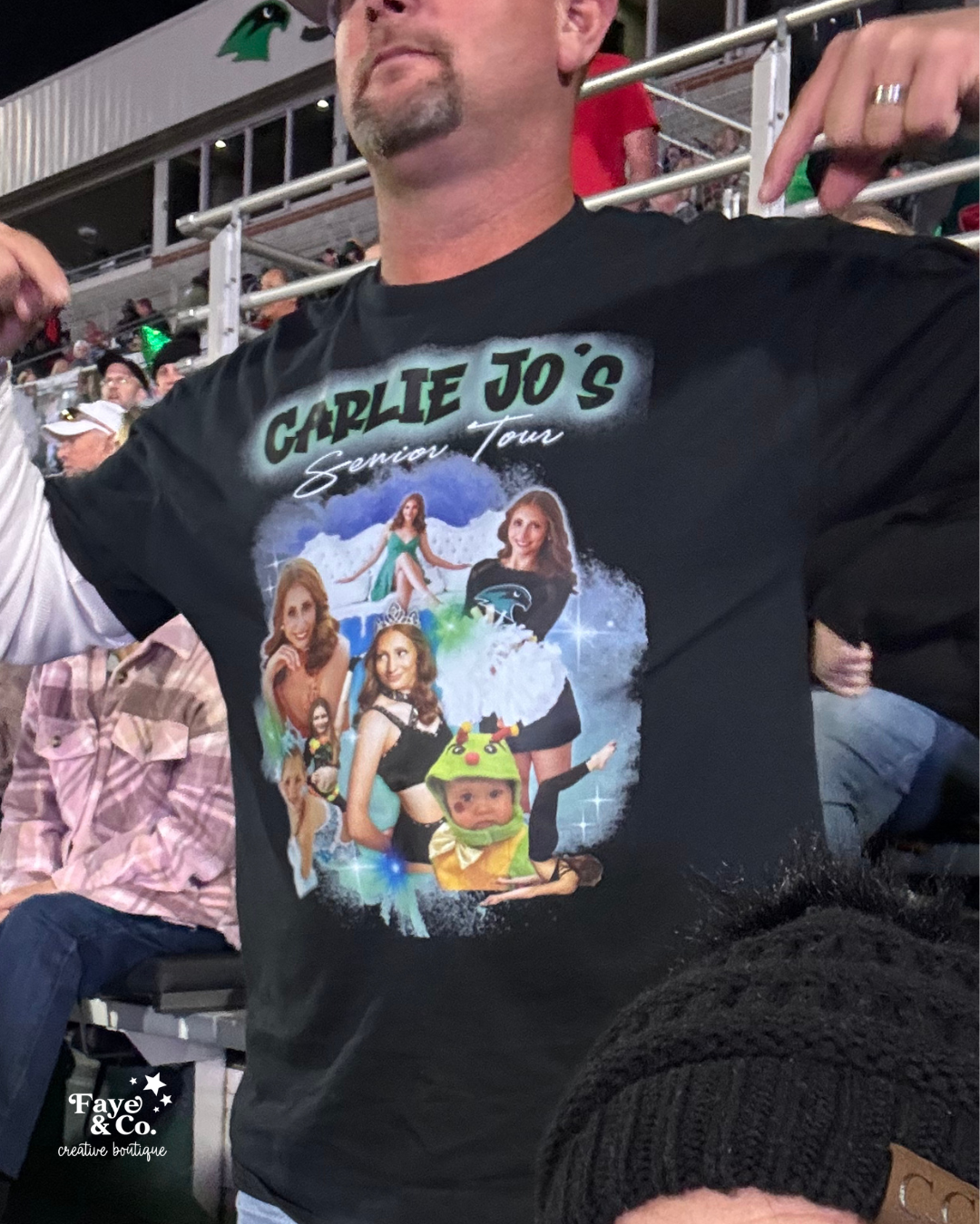 Concert Style Athlete Crewneck Sweatshirt