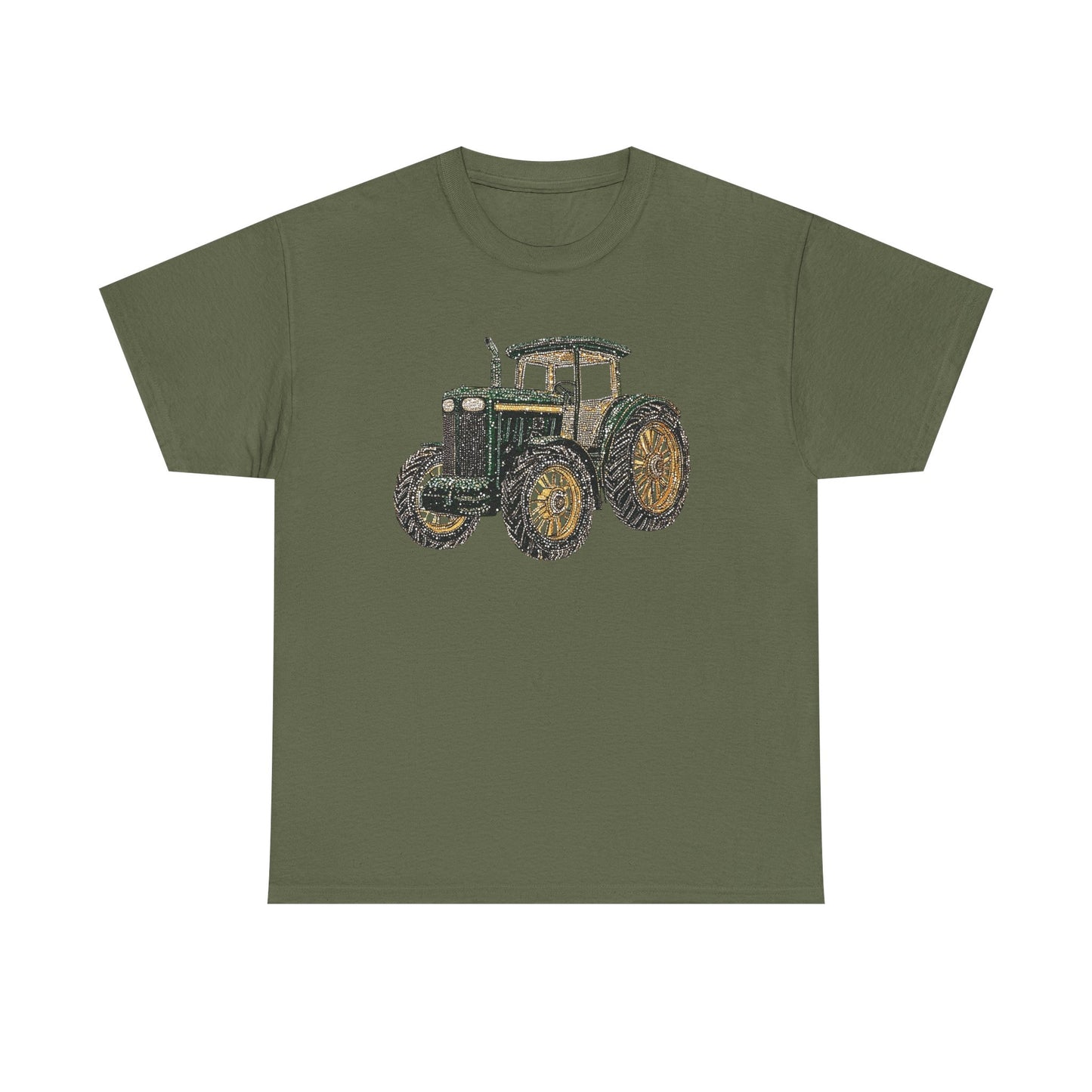 Vintage Tractor Unisex Heavy Cotton Tee - Perfect for Farmers & Country Lovers