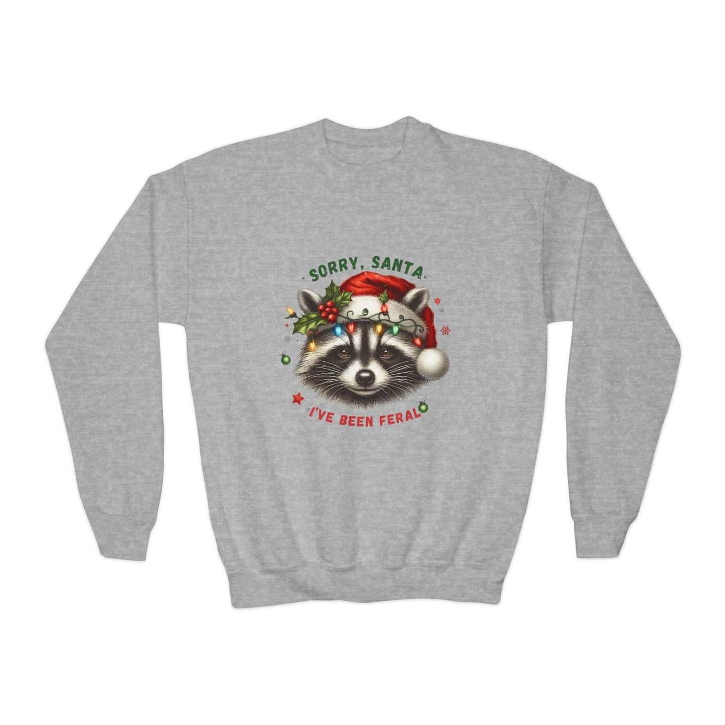Festive & Feral Youth Crewneck