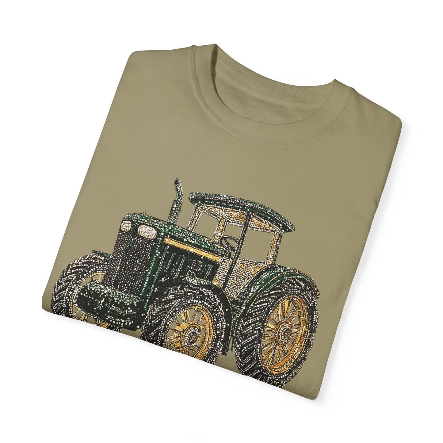 Faux Rhinestone Vintage Tractor Unisex T-Shirt - Perfect for Farm Lovers & Casual Days