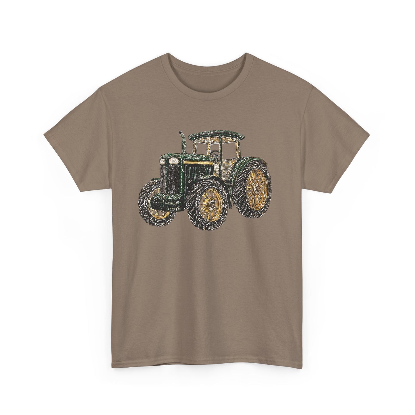 Vintage Tractor Unisex Heavy Cotton Tee - Perfect for Farmers & Country Lovers