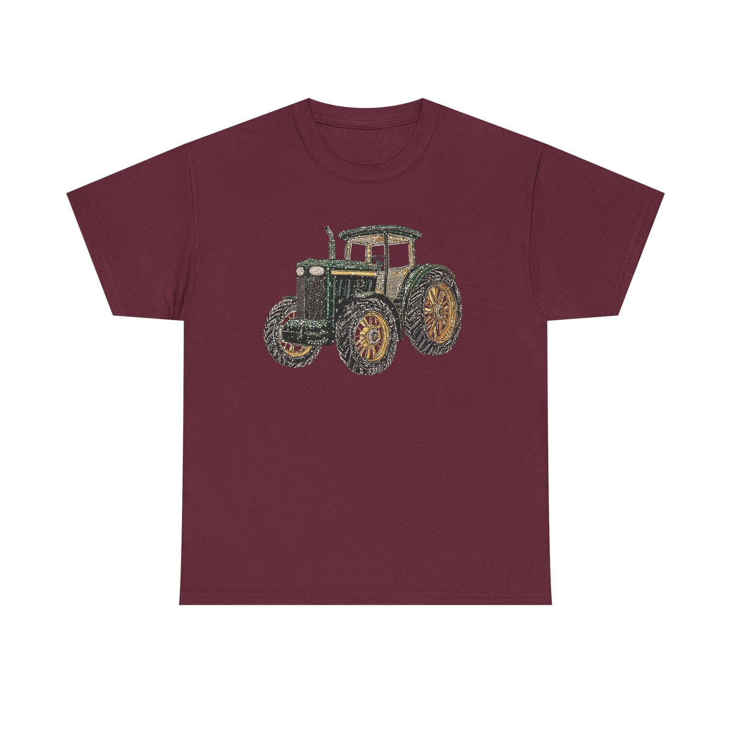 Vintage Tractor Unisex Heavy Cotton Tee - Perfect for Farmers & Country Lovers