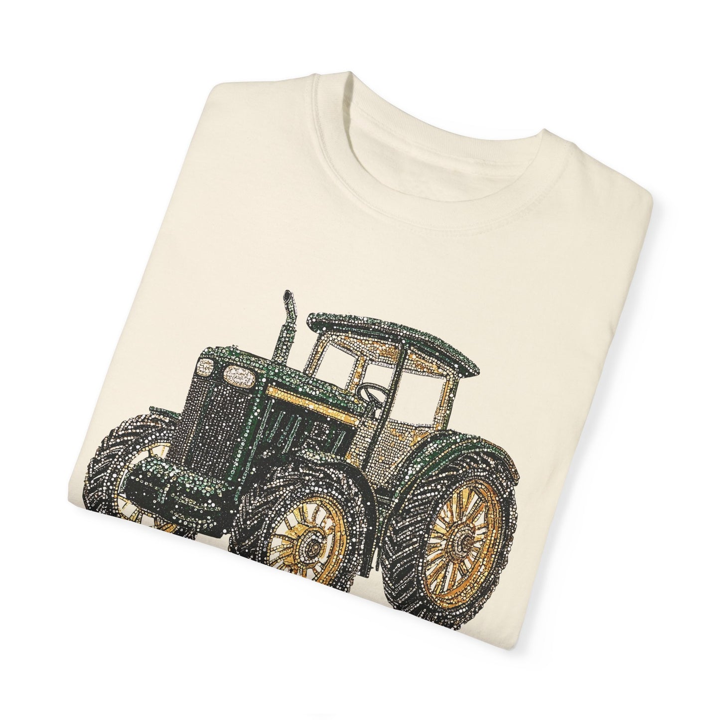 Faux Rhinestone Vintage Tractor Unisex T-Shirt - Perfect for Farm Lovers & Casual Days