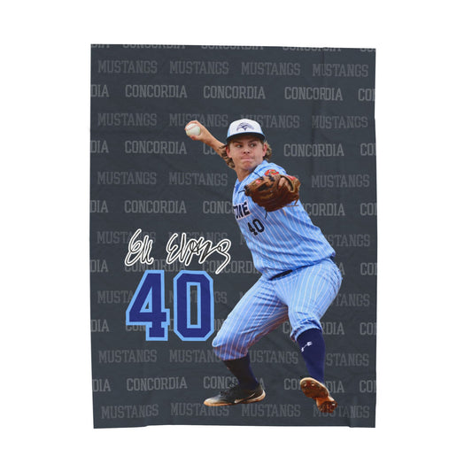 Custom Sports Photo Blanket