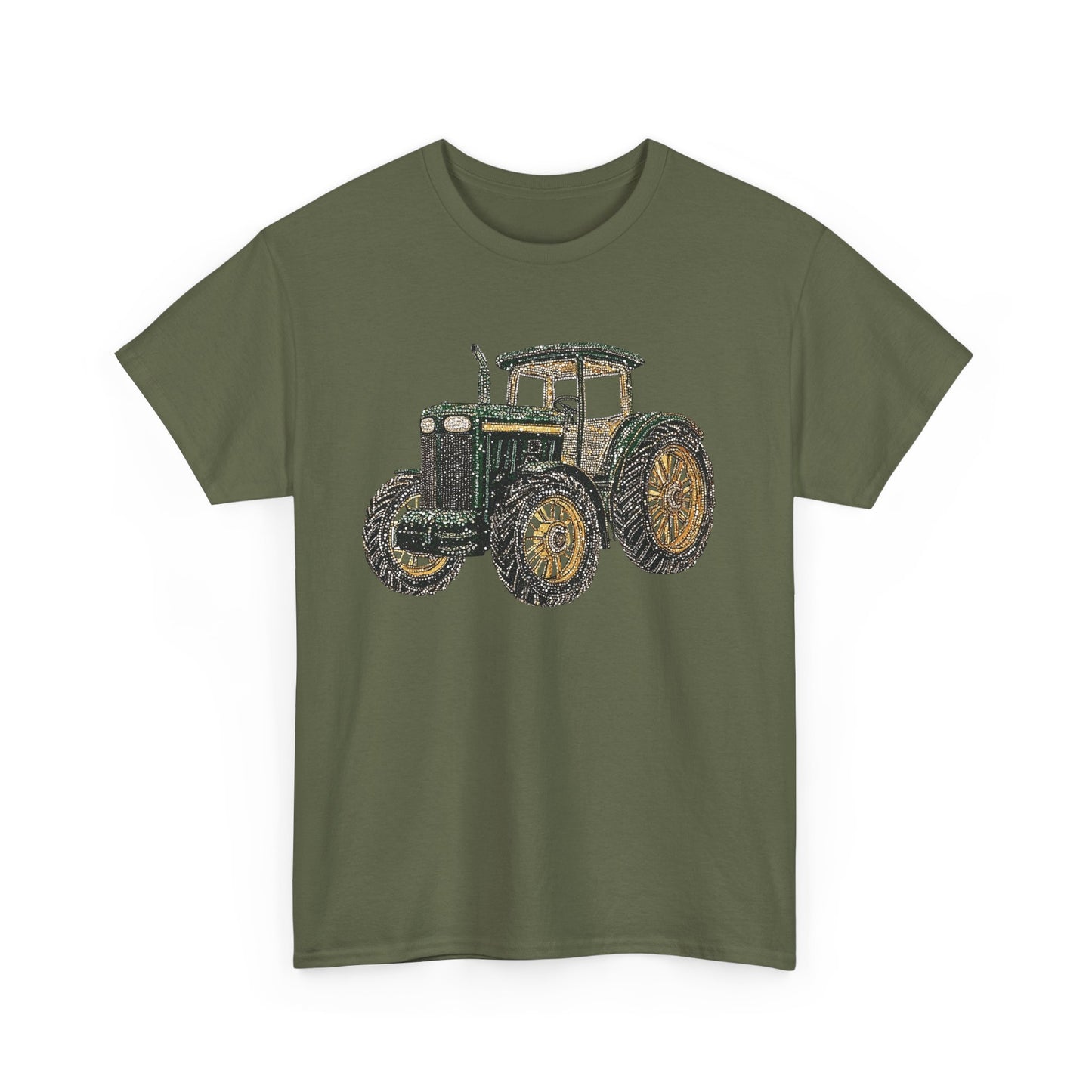 Vintage Tractor Unisex Heavy Cotton Tee - Perfect for Farmers & Country Lovers