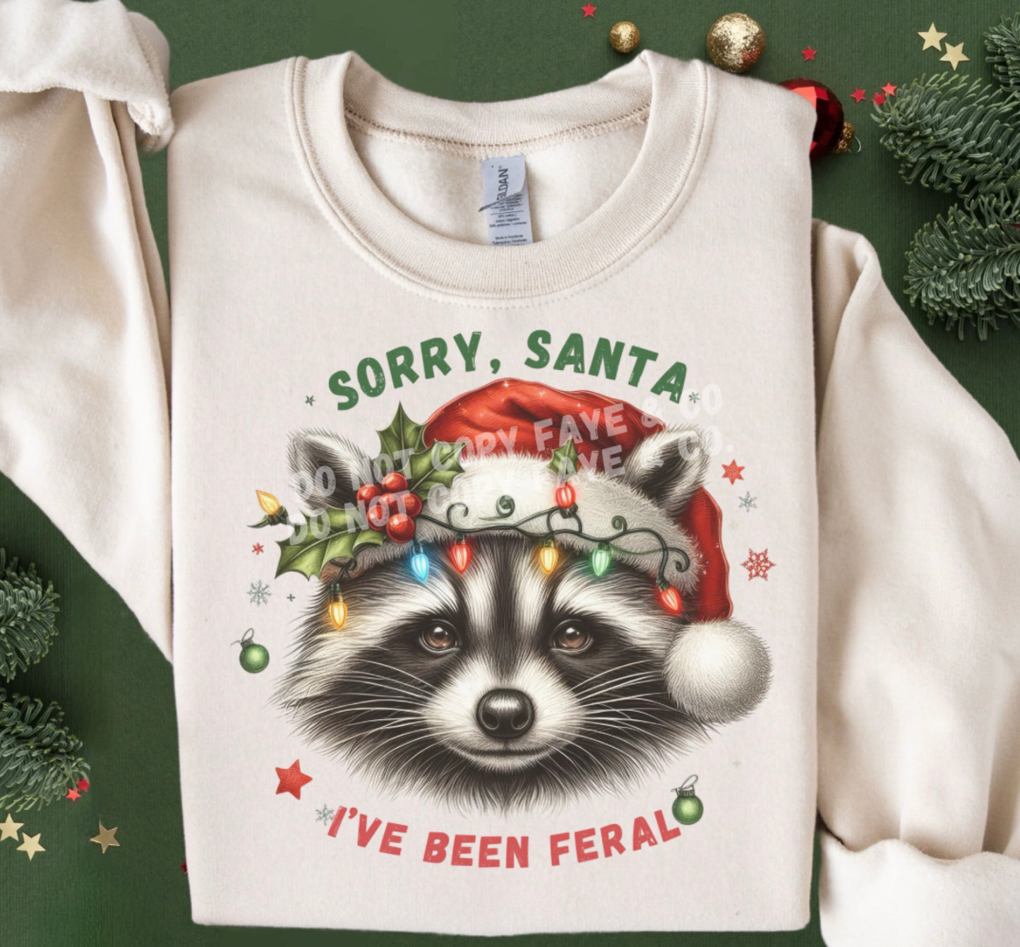 Feral & Festive Adult Sweatshirt