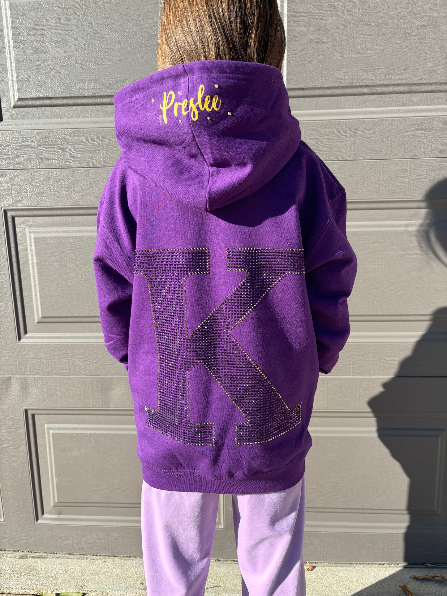 Rhinestone Bulldog Hoodie