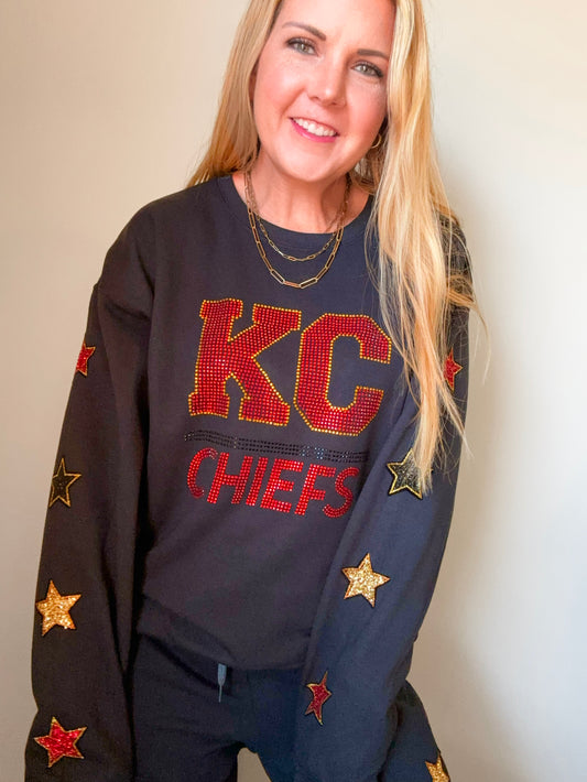 Rhinestone Chiefs Sweatshirt