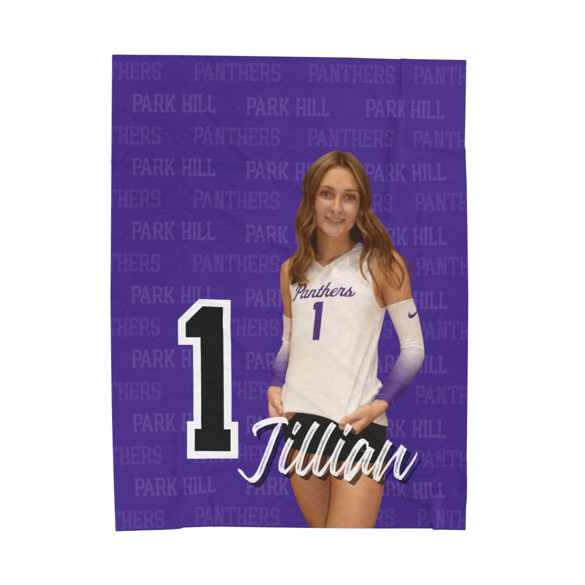 Custom Sports Photo Blanket