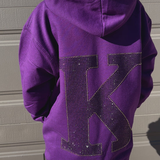 purple hoodie