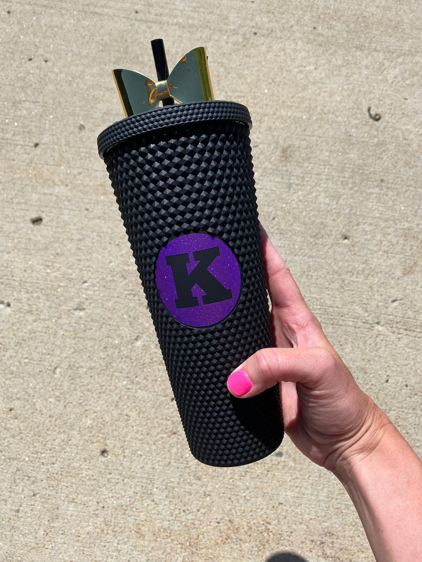 Purple & Gold Tumbler